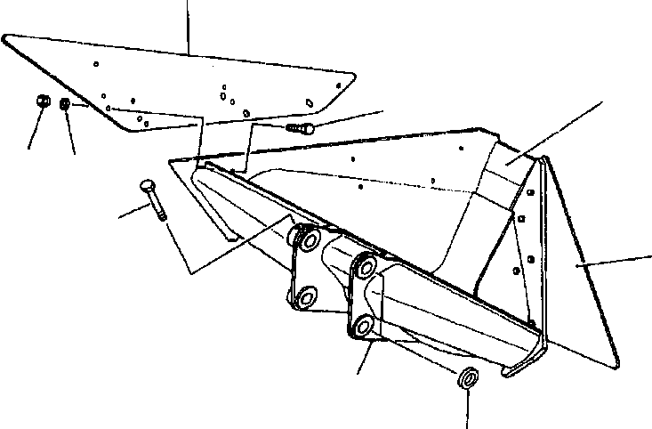 Ковш 205-929-B110 KOMATSU