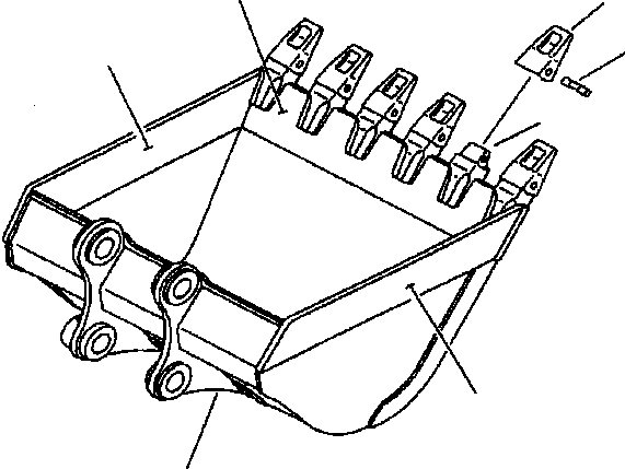 Ковш 20Y-920-B140 KOMATSU