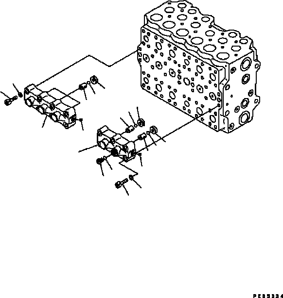 Клапан в сборе 723-40-66402 KOMATSU