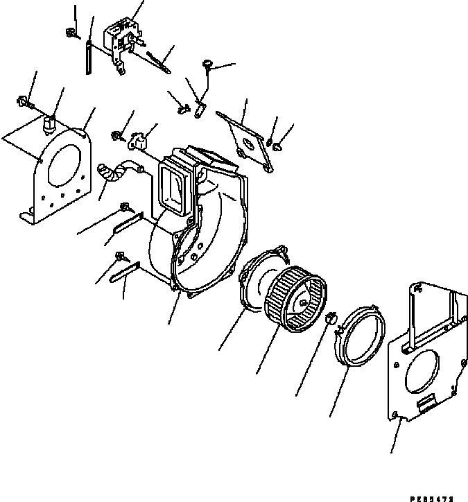Электродвигатель ND063700-6270 KOMATSU