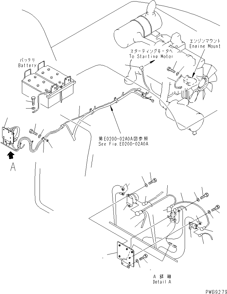 Кабель 20Y-06-K2460 KOMATSU