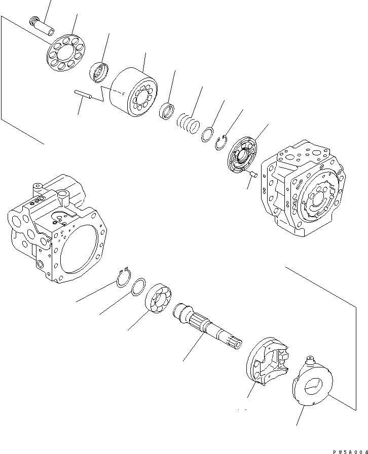 CRADLE ASS'Y,REAR (\7\708-2L-04371) KOMATSU