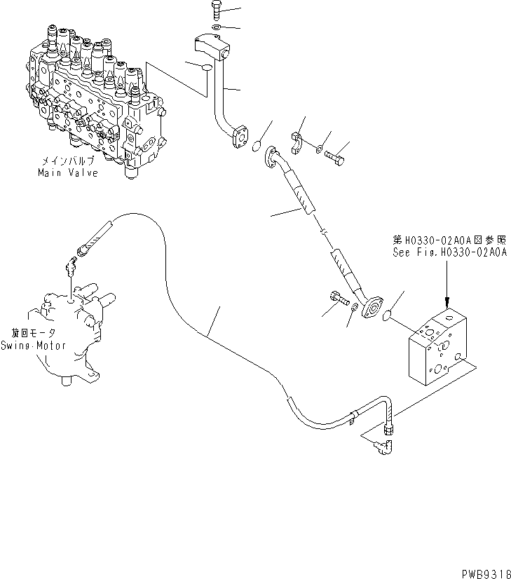 Шланг 20Y-62-K3930 KOMATSU
