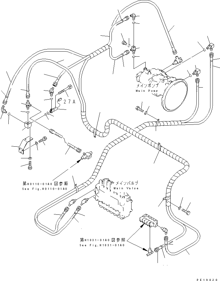 Шланг 20Y-62-29430 KOMATSU