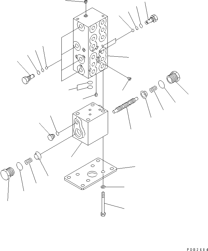 Корпус 20E-60-K1280 KOMATSU
