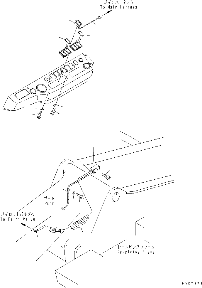 Выключатель 20Y-60-K1360 KOMATSU