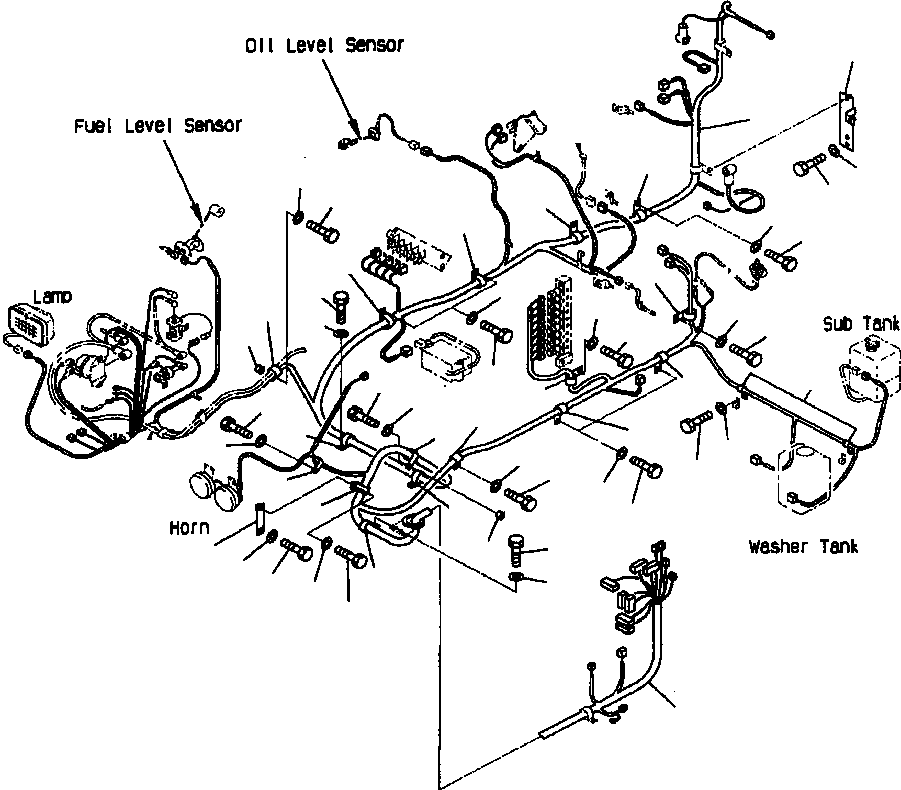 HARNESS, MAIN 20Y-06-A4810 KOMATSU