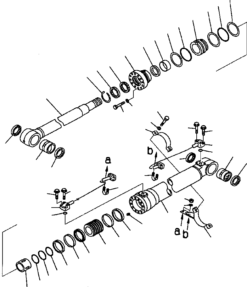 Трубка правая 206-63-54870 KOMATSU