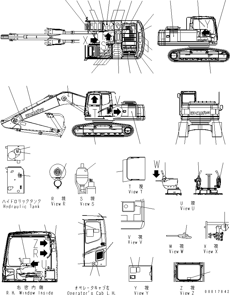 CHART¤ LUBRICATION 20Y-00-KA210 KOMATSU