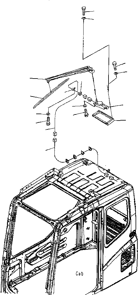 Щётка стеклоочистителя 14X-911- KOMATSU