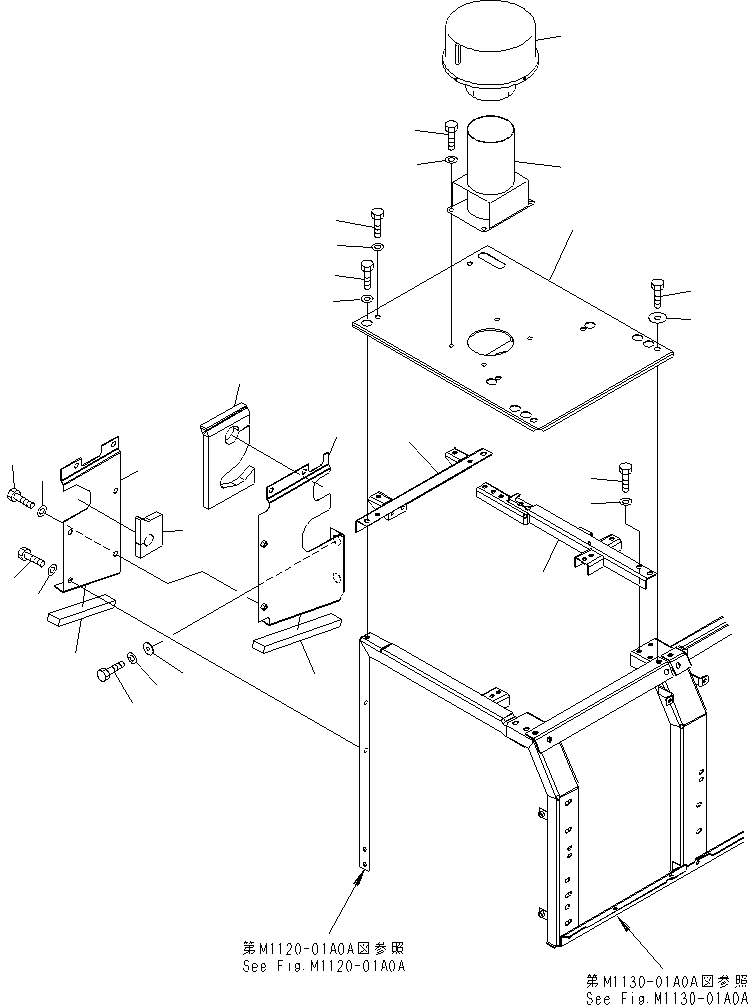 PRECLEANER 423-U1-23100 KOMATSU