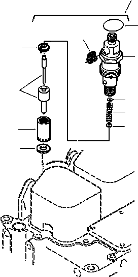 INJECTOR, FUEL . . . . . . . . . . . . . . . . . 6 1295 992 H92 KOMATSU