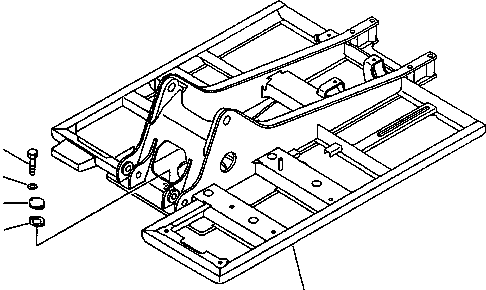 FRAME, REVOLVING 206-46-A1410 KOMATSU