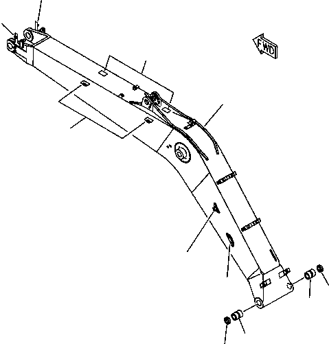 Опора (сварная) 206-970-3150 KOMATSU