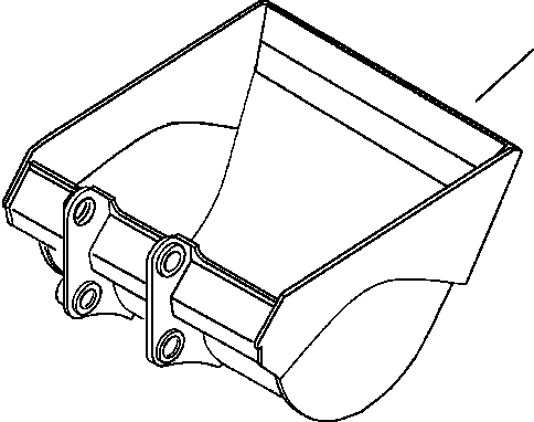 BUCKET, ESCO DITCH CLEANER 206-70-A1411 KOMATSU