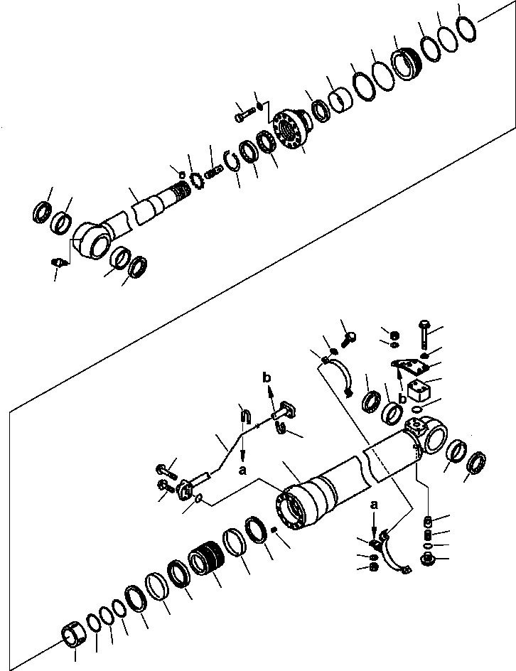 Шток поршня 205-63-64720 KOMATSU