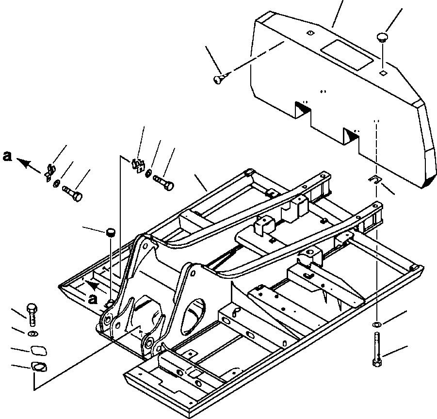 FRAME,REVOLVING 206-46-51601 KOMATSU