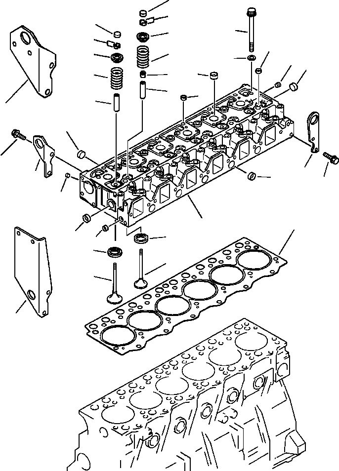 HANGER,FRONT(WITH CORROSION RESISTOR) 6207-61-8110 KOMATSU