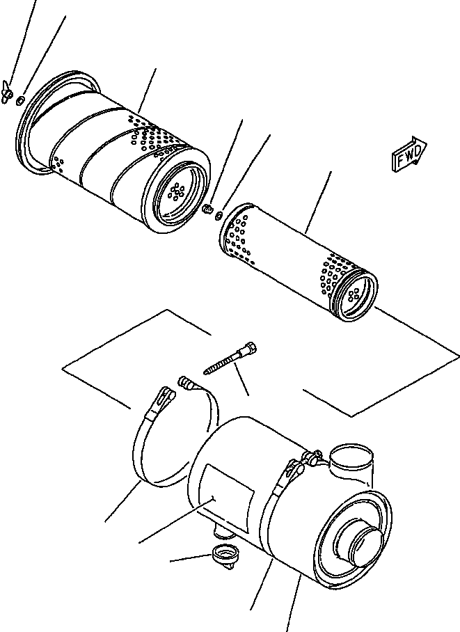 Корпус 6209-81-7111 KOMATSU