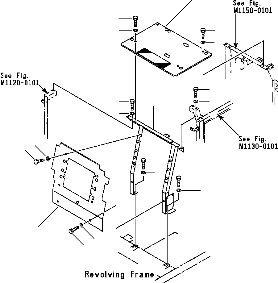 Кронштейн 20Y-979-2415 KOMATSU
