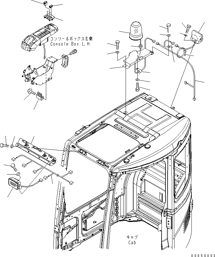 Жгут проводов 22U-54-18341 KOMATSU