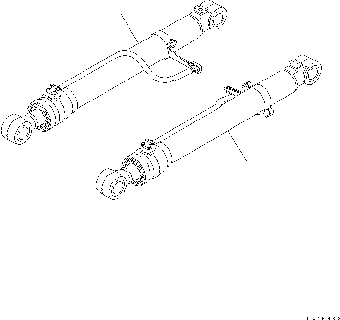 CYLINDER GROUP,R.H. (\8\707-01-XY140) KOMATSU