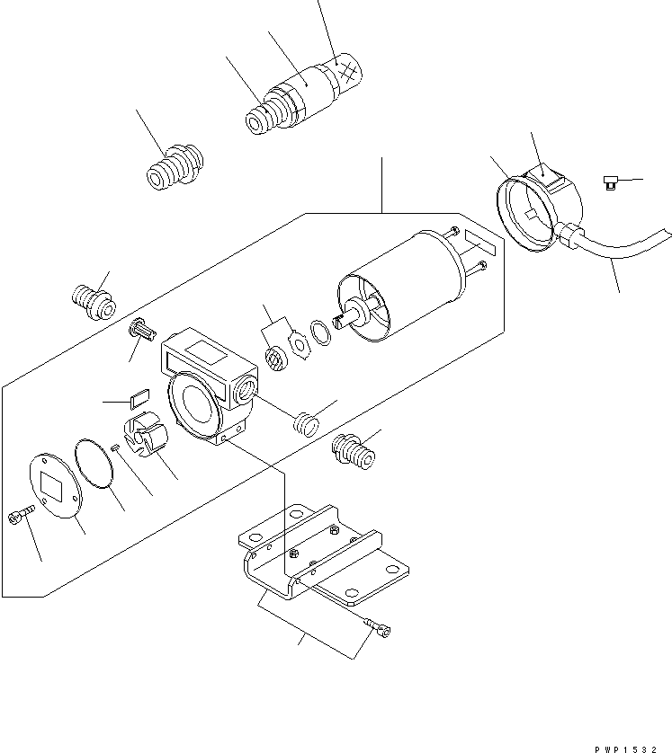 PUMP ASS'Y,REFUELLING 20Y-04-38020 KOMATSU