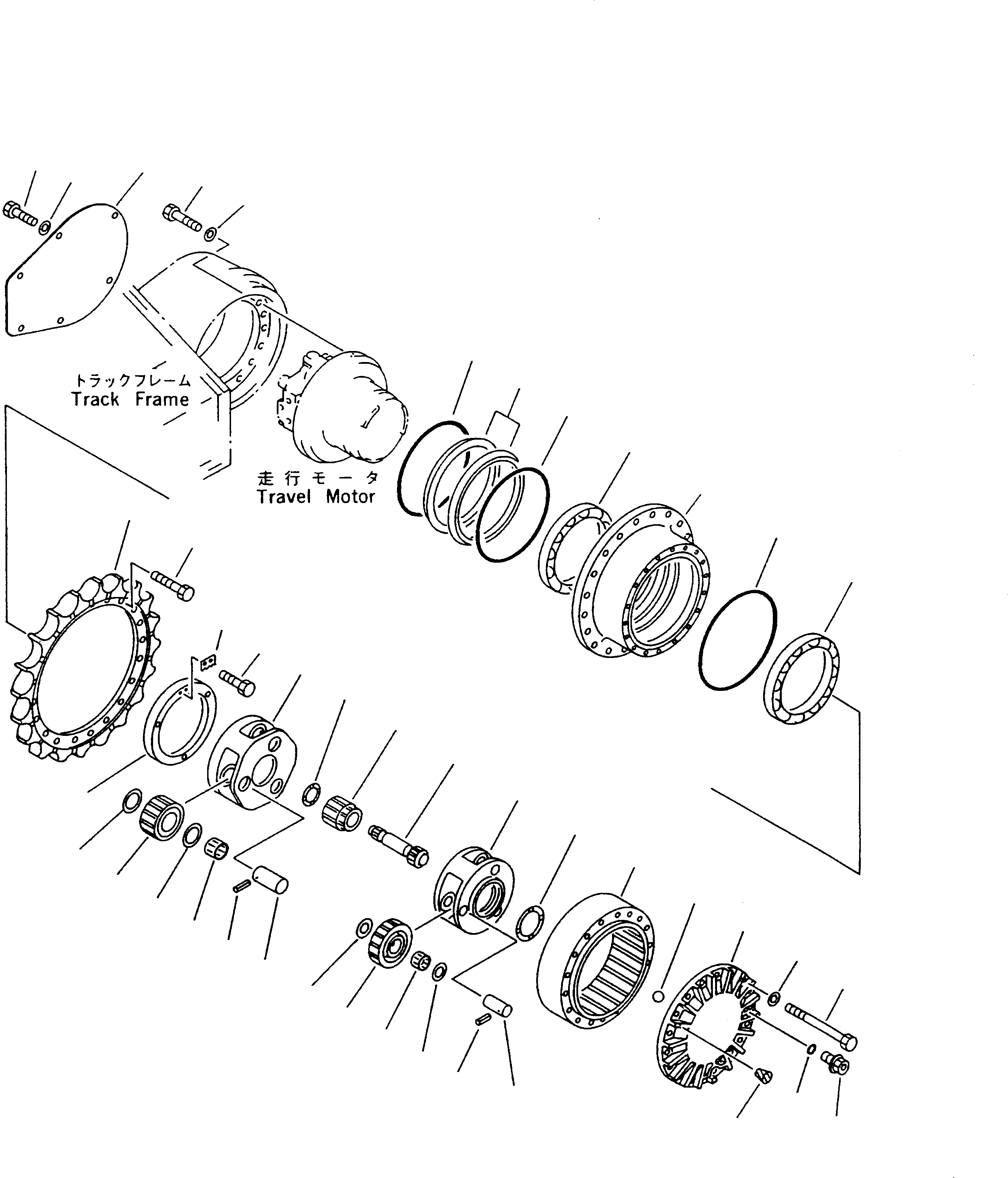 DRIVE KIT,FINAL 20Y-27-K1210 KOMATSU