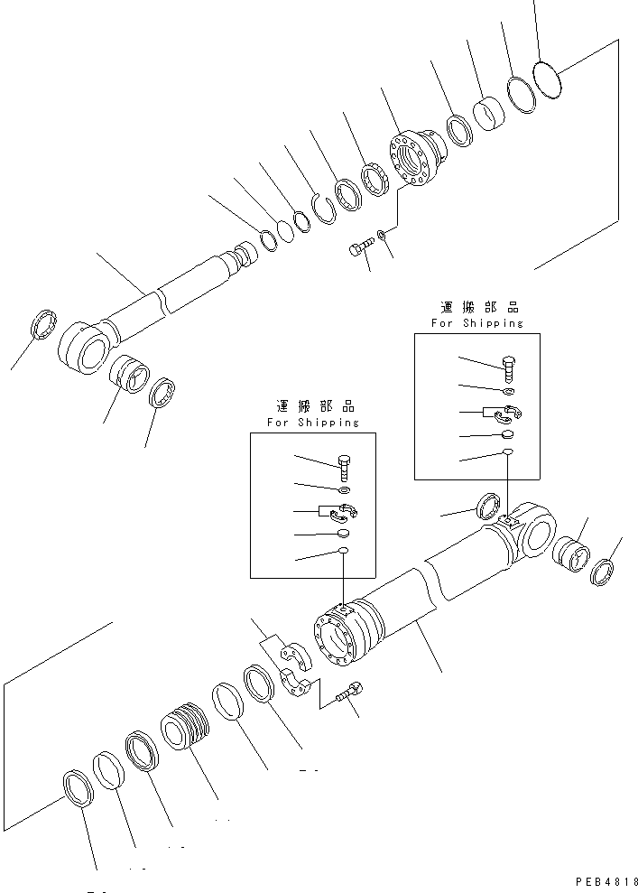 Болт 01252-31455 KOMATSU