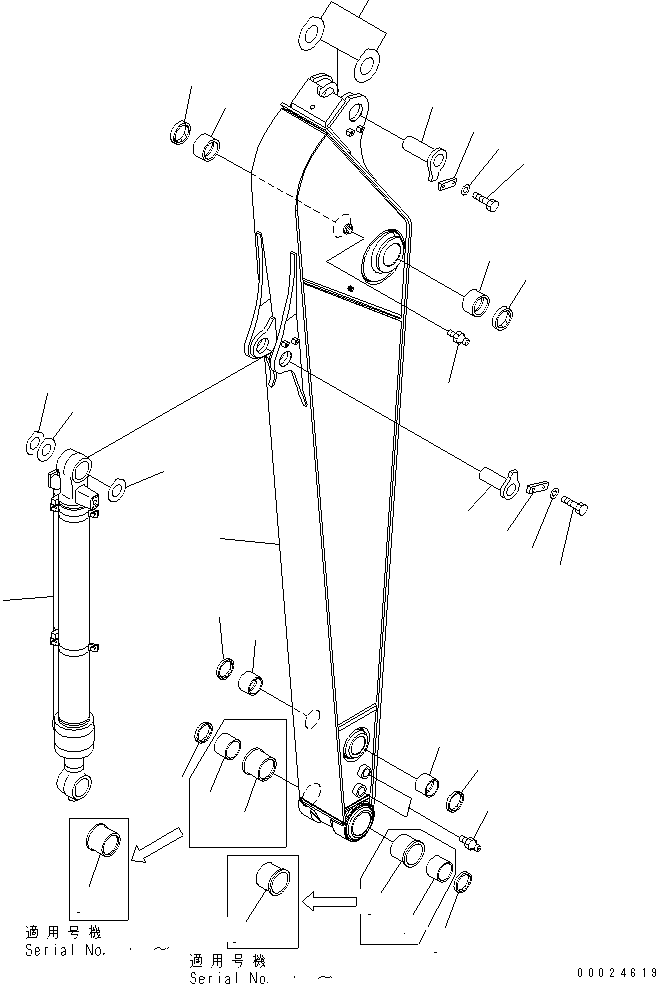 CYLINDER GROUP,(SEE FIG.Y1620-41A0) (\8\707-01-XY590) KOMATSU