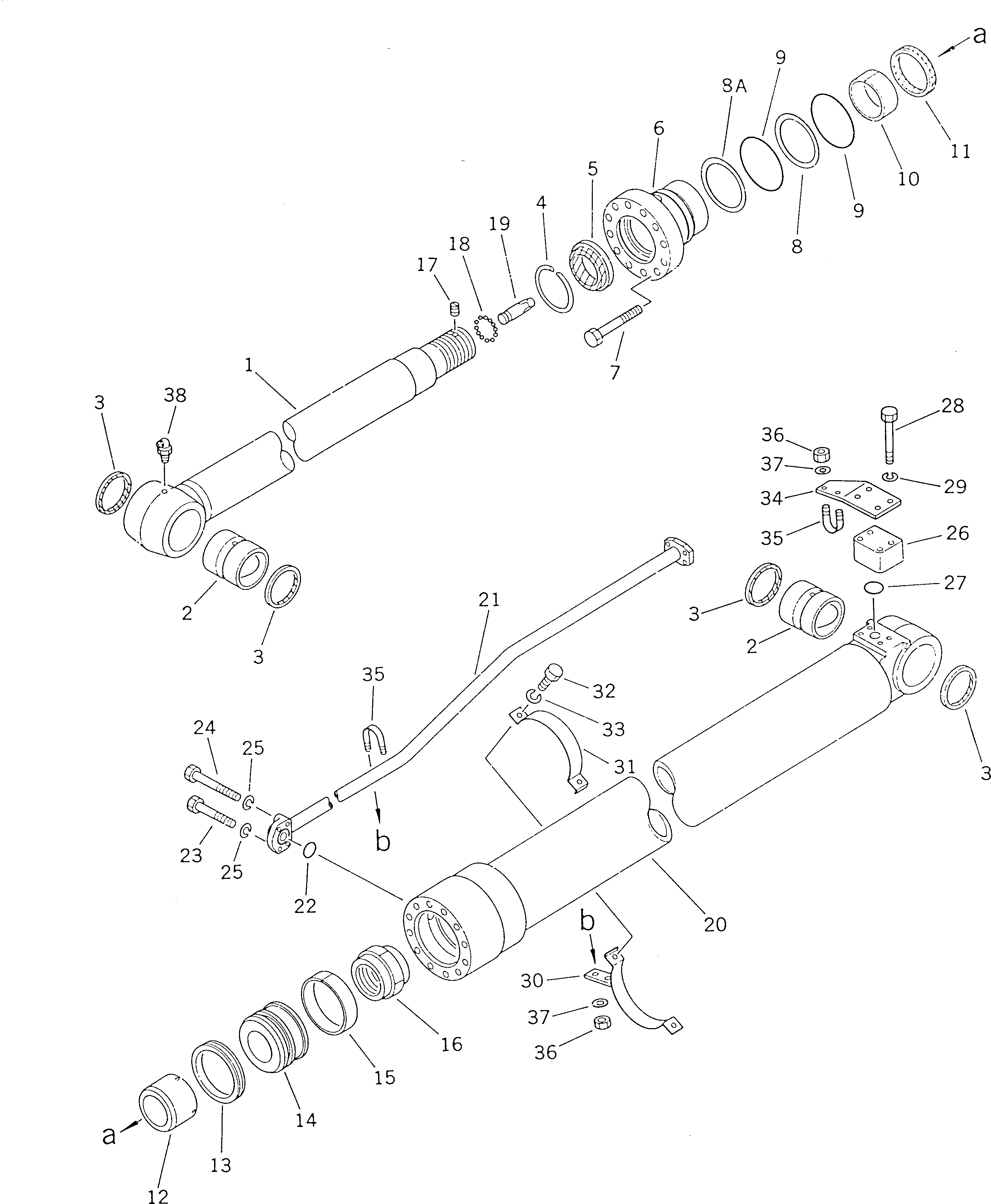 Опорное кольцо 707-35-91410 KOMATSU