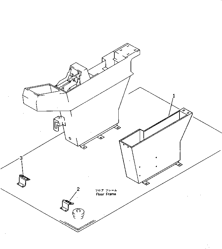 REST,FOOT 203-43-43330 KOMATSU