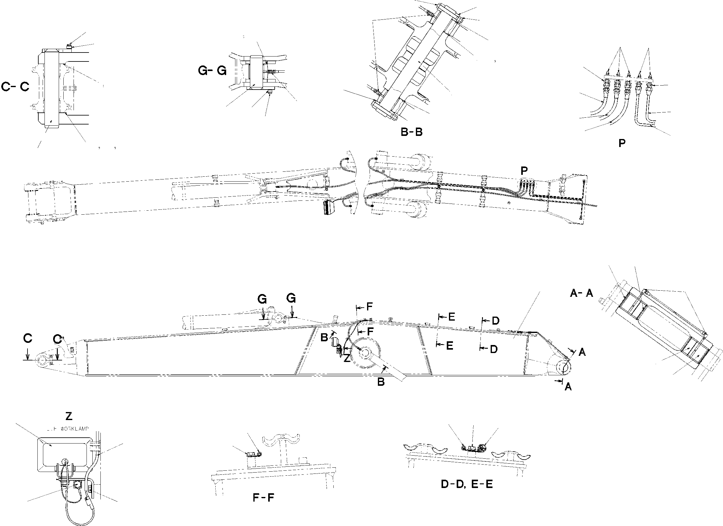 Стрела 206-966-KB10NK KOMATSU