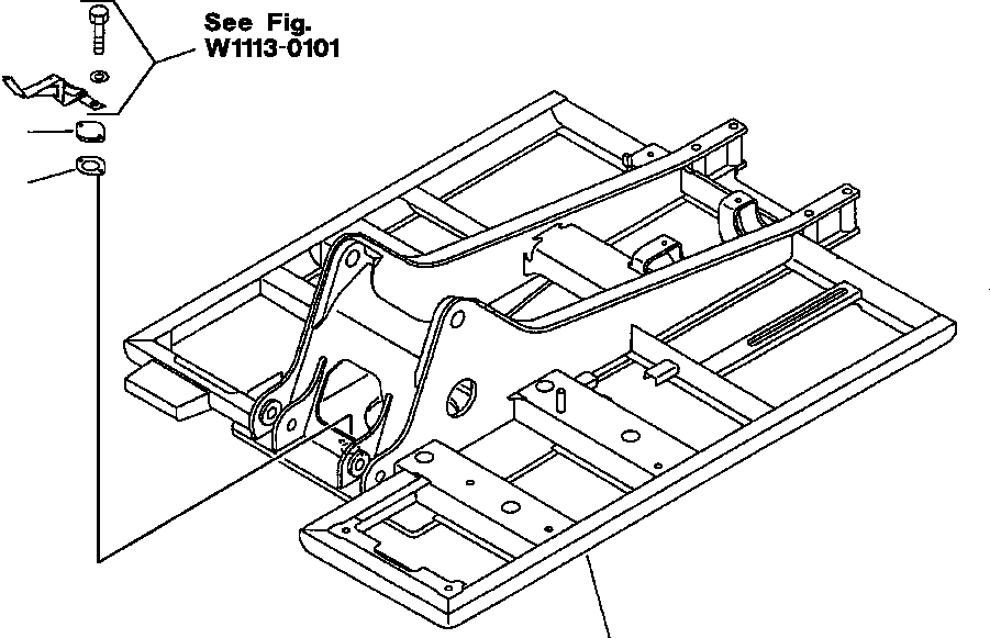 FRAME, REVOLVING 206-46-A1340 KOMATSU