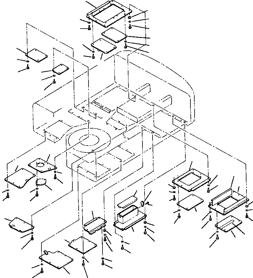 Крышка 206-54-67720 KOMATSU