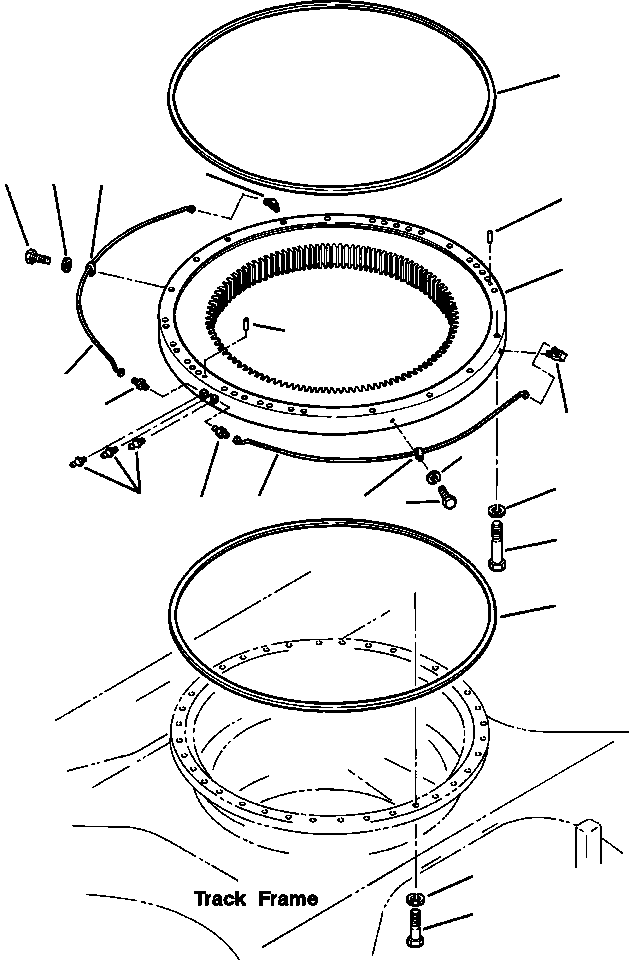 BEARING, SWING CIRCLE 206-25-A7100 KOMATSU