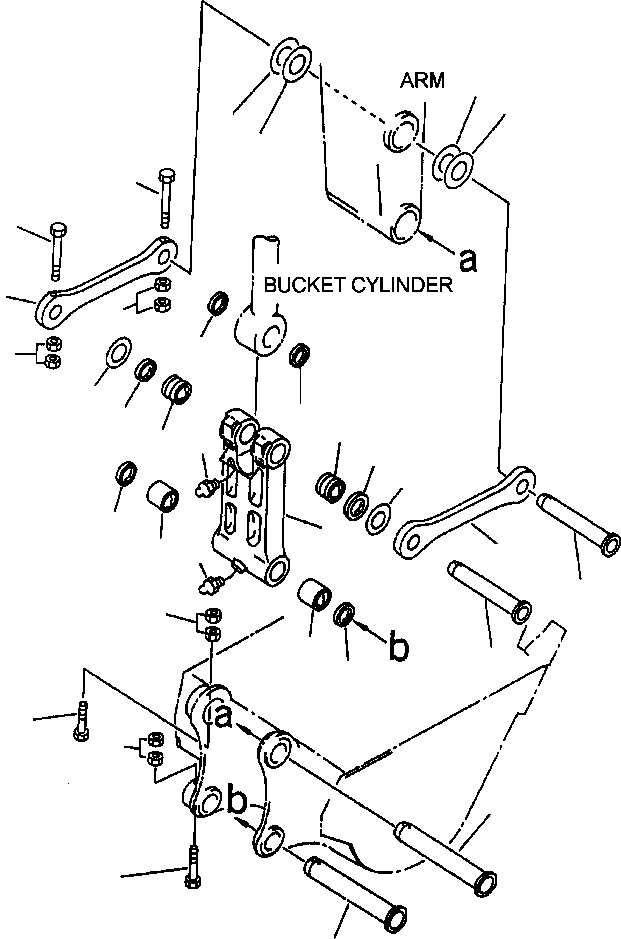 LINK, R.H 206-63-63160 KOMATSU