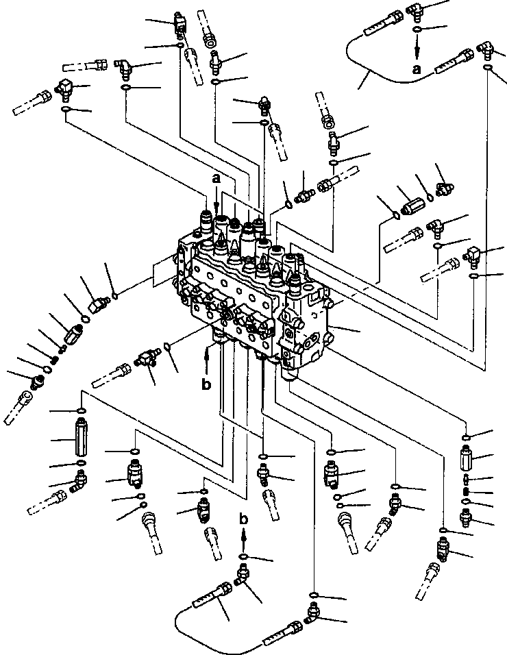 MAIN VALVE ASSEMBLY 723-46-13501 KOMATSU