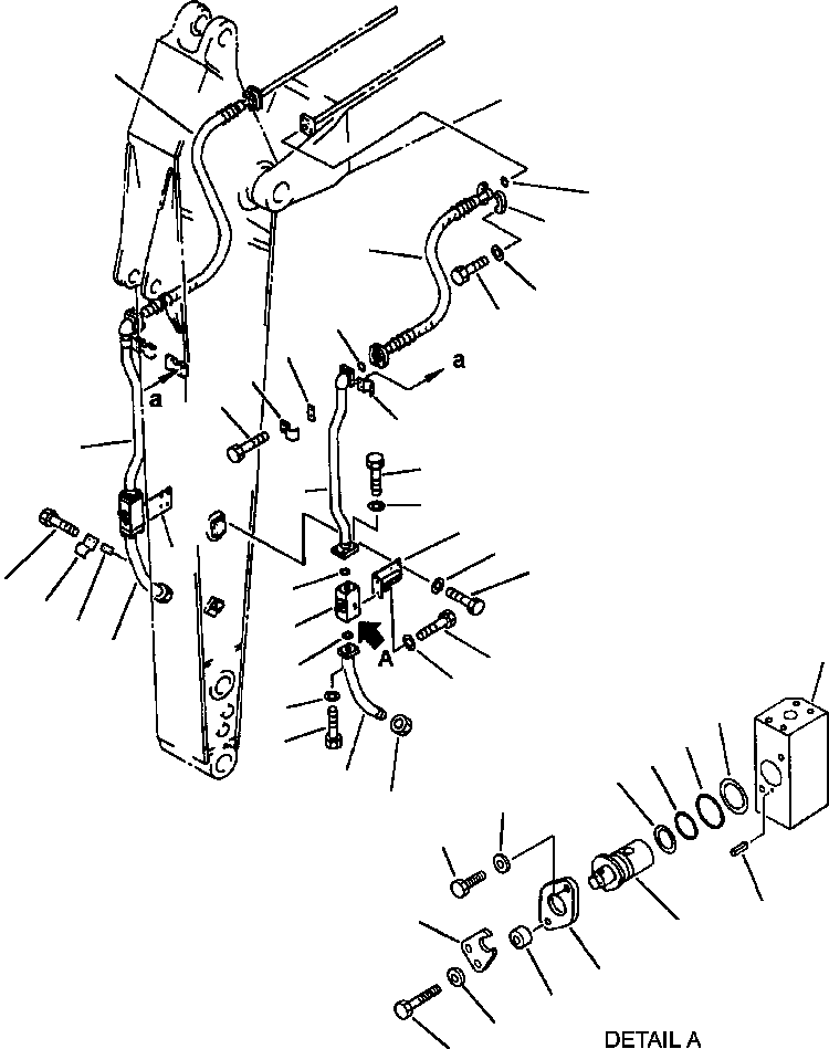 TUBE, R.H 206-970-6390 KOMATSU