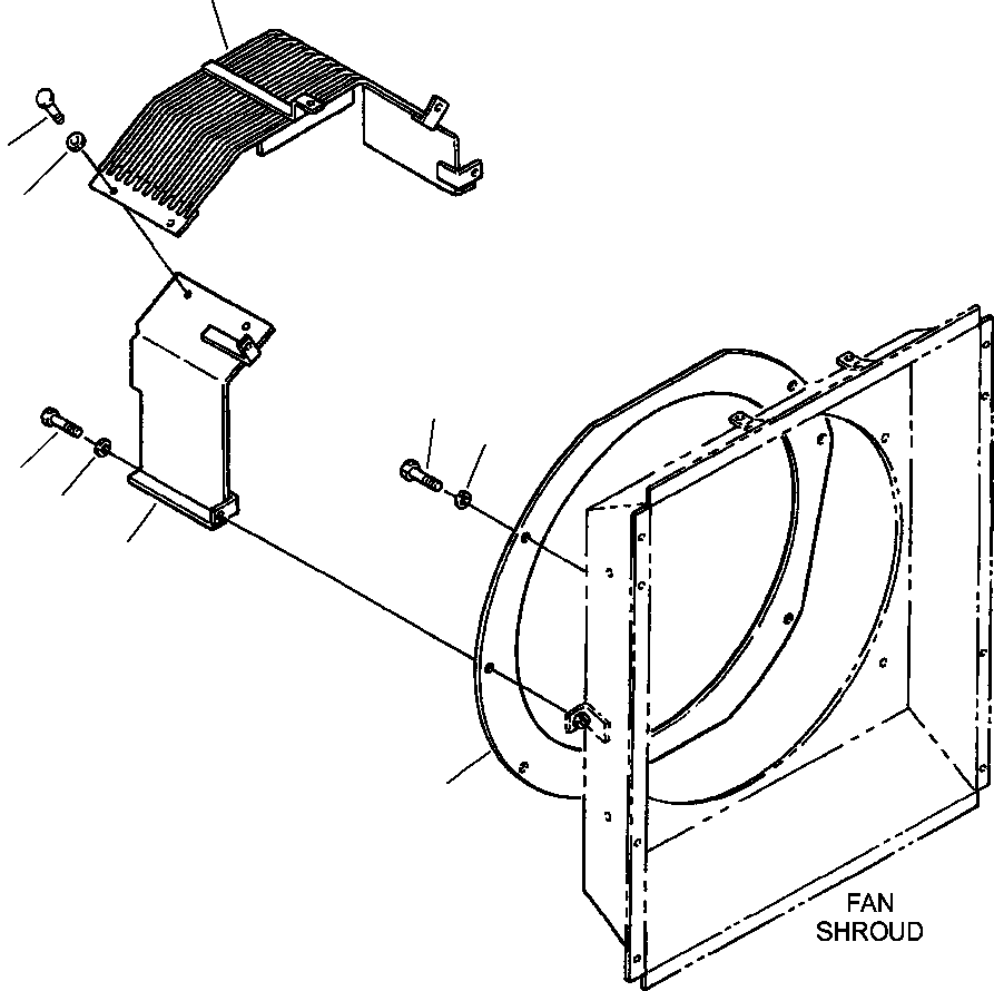 GUARD, FAN 20Y-03-A1210 KOMATSU