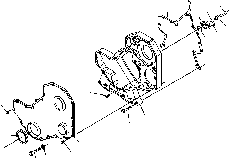 HOUSING, GEAR 6736-21-3240 KOMATSU
