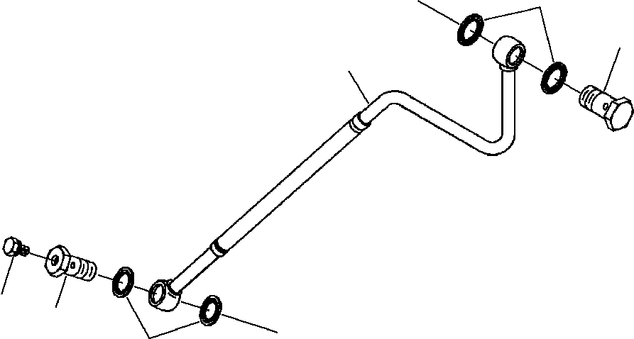 TUBE, FUEL SUPPLY 6732-21-5760 KOMATSU