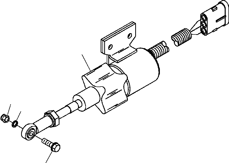 SOLENOID, FUEL PUMP 6731-81-9310 KOMATSU
