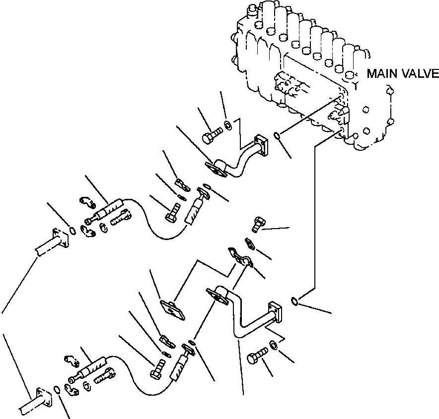 Шланг 206-62-A1360 KOMATSU