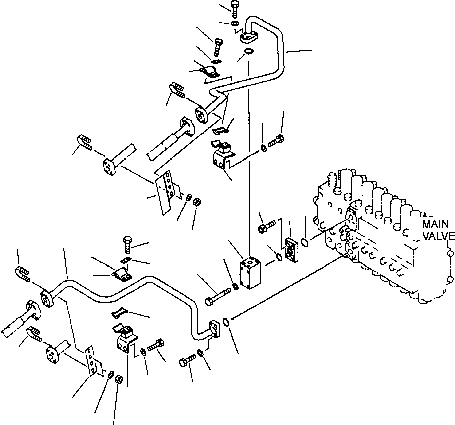 Трубка 206-970-A610 KOMATSU