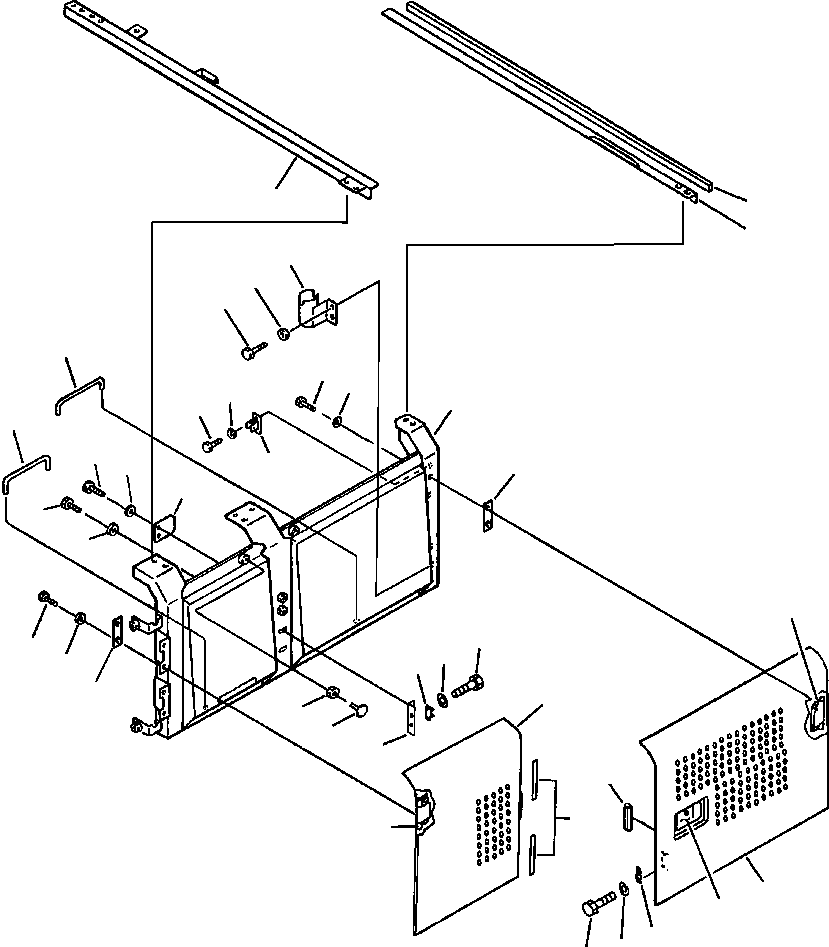 DOOR ASSEMBLY, L.H 206-54-A1303 KOMATSU