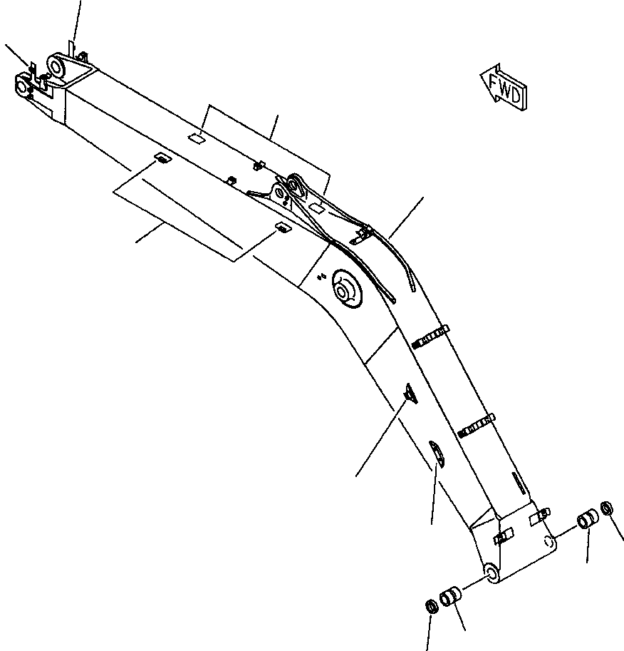 BOOM ASSEMBLY 206-970-A301 KOMATSU