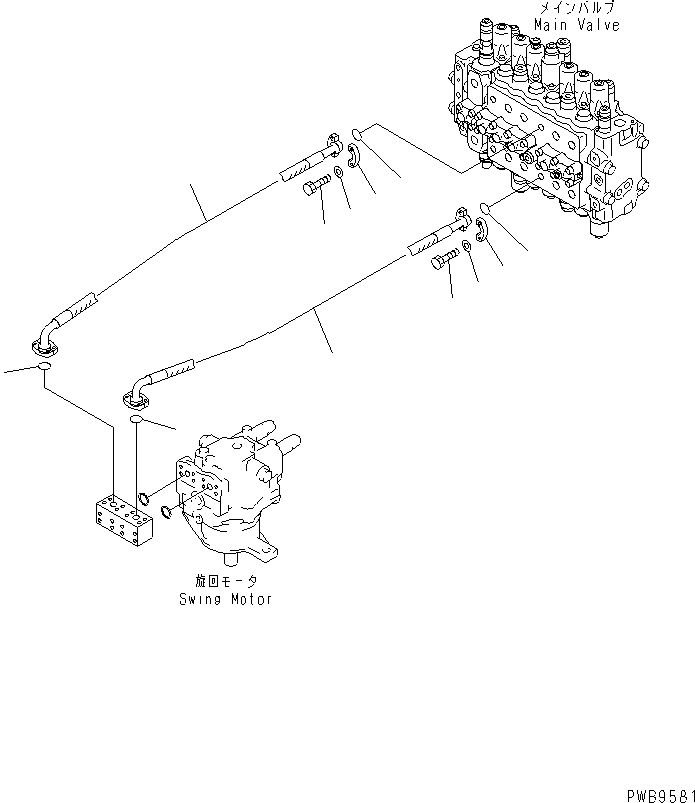Шланг 206-62-K1780 KOMATSU