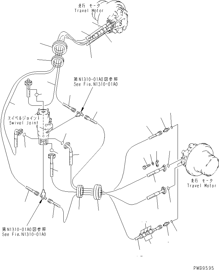 Шланг 206-62-K1670 KOMATSU