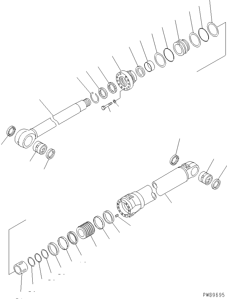 Шток поршня 206-63-K1970 KOMATSU